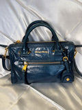 Miu Miu Vitello Lux Bauletto Bowling Bag